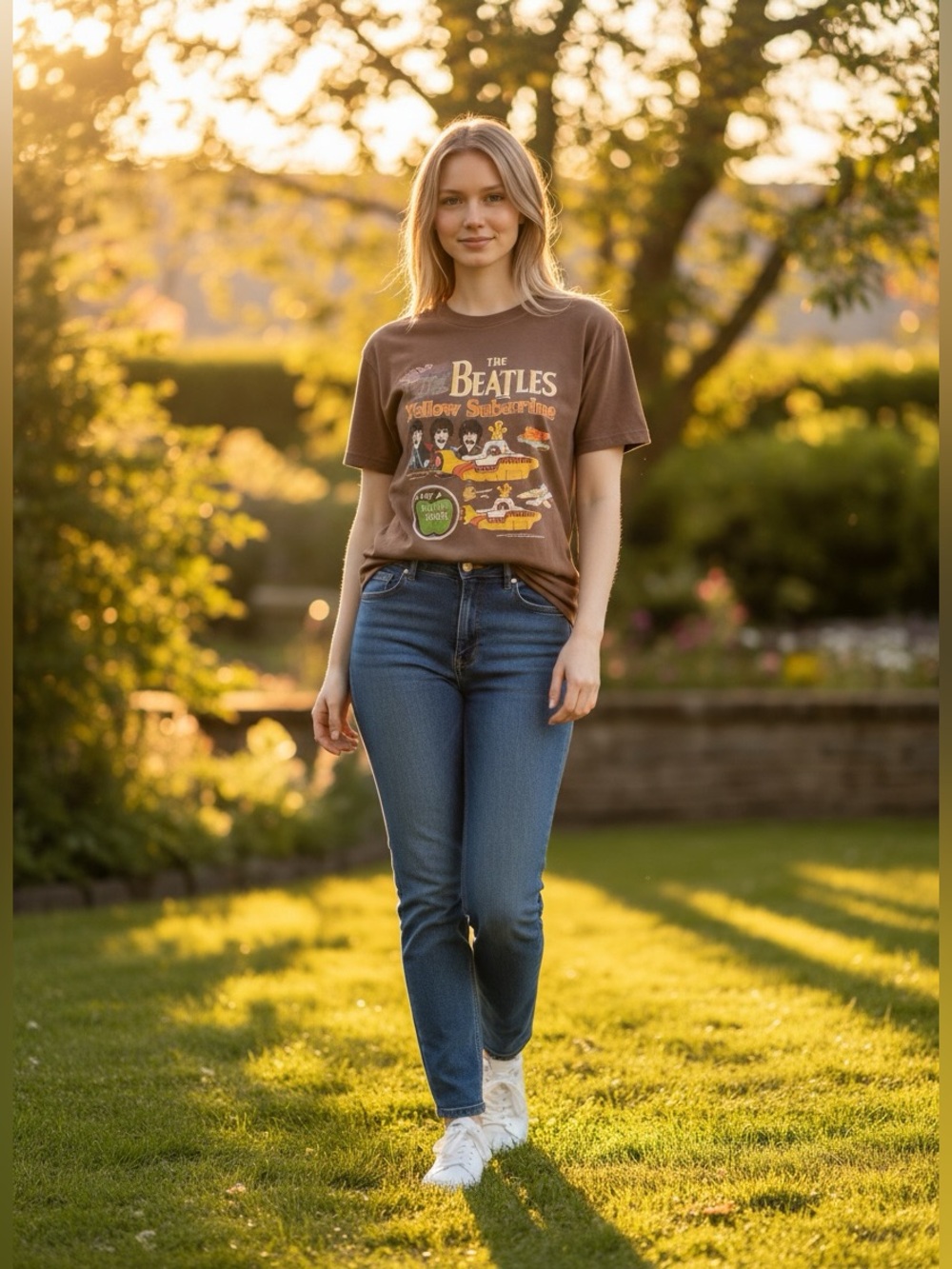 Beatles TShirt Junk Food Size M